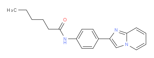 N-(4-(imidazo[1,2-a]pyridin-2-yl)phenyl)hexanamide