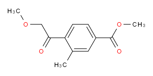 methyl 4-(2-methoxyacetyl)-3-methylbenzoate