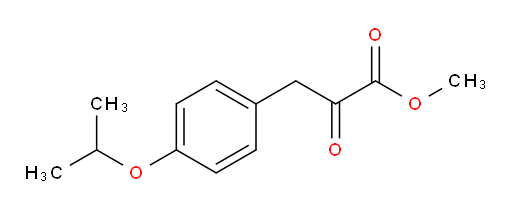 methyl 3-(4-isopropoxyphenyl)-2-oxopropanoate