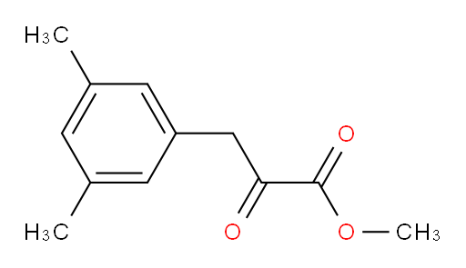 methyl 3-(3,5-dimethylphenyl)-2-oxopropanoate