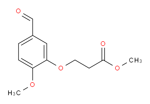 methyl 3-(5-formyl-2-methoxyphenoxy)propanoate