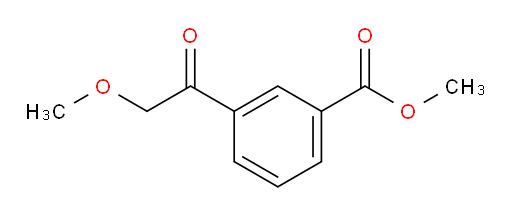 methyl 3-(2-methoxyacetyl)benzoate