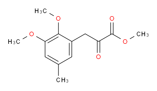 methyl 3-(2,3-dimethoxy-5-methylphenyl)-2-oxopropanoate