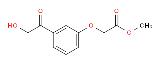 methyl 2-(3-(2-hydroxyacetyl)phenoxy)acetate