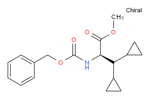 (R)-methyl 2-(((benzyloxy)carbonyl)amino)-3,3-dicyclopropylpropanoate