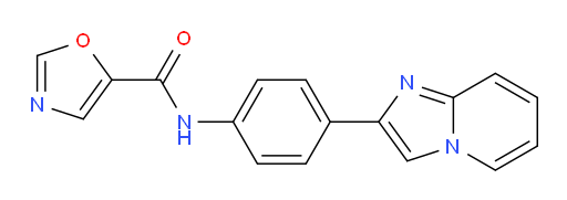 N-(4-(imidazo[1,2-a]pyridin-2-yl)phenyl)oxazole-5-carboxamide