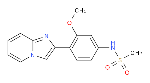 N-(4-(imidazo[1,2-a]pyridin-2-yl)-3-methoxyphenyl)methanesulfonamide