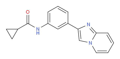 N-(3-(imidazo[1,2-a]pyridin-2-yl)phenyl)cyclopropanecarboxamide