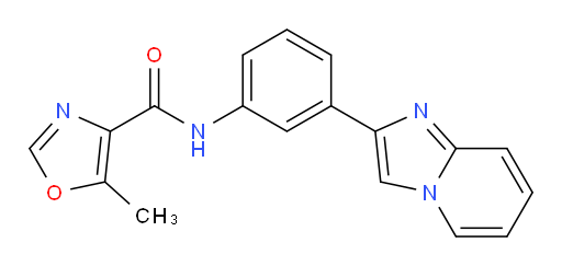 N-(3-(imidazo[1,2-a]pyridin-2-yl)phenyl)-5-methyloxazole-4-carboxamide