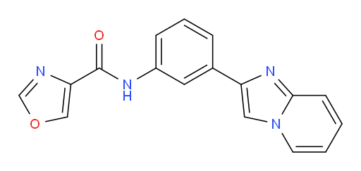 N-(3-(imidazo[1,2-a]pyridin-2-yl)phenyl)oxazole-4-carboxamide