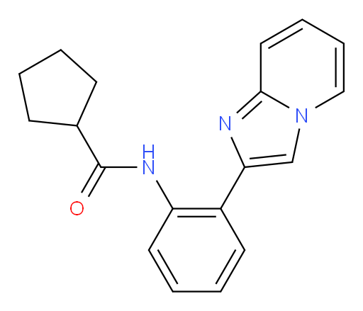 N-(2-(imidazo[1,2-a]pyridin-2-yl)phenyl)cyclopentanecarboxamide