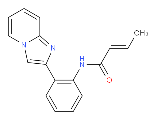 (E)-N-(2-(imidazo[1,2-a]pyridin-2-yl)phenyl)but-2-enamide