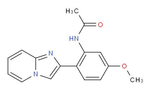N-(2-(imidazo[1,2-a]pyridin-2-yl)-5-methoxyphenyl)acetamide