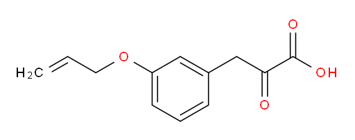 3-(3-(allyloxy)phenyl)-2-oxopropanoic acid