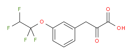 2-oxo-3-(3-(1,1,2,2-tetrafluoroethoxy)phenyl)propanoic acid