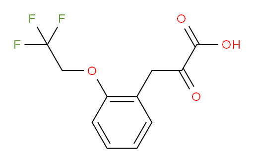 2-oxo-3-(2-(2,2,2-trifluoroethoxy)phenyl)propanoic acid