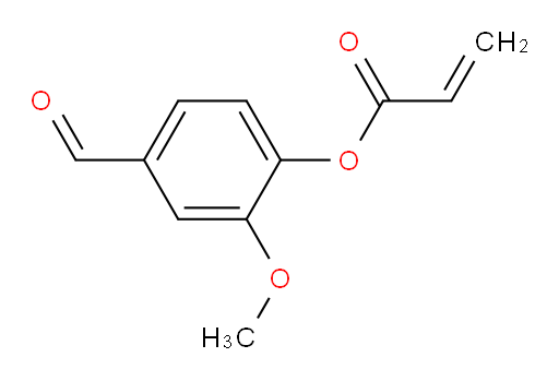 4-formyl-2-methoxyphenyl acrylate