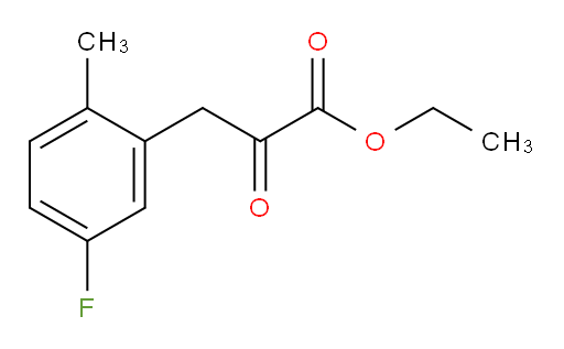 ethyl 3-(5-fluoro-2-methylphenyl)-2-oxopropanoate