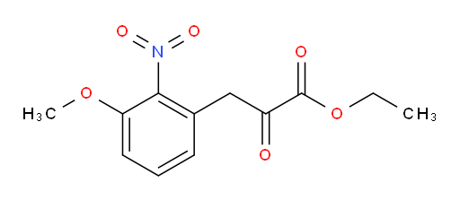 ethyl 3-(3-methoxy-2-nitrophenyl)-2-oxopropanoate