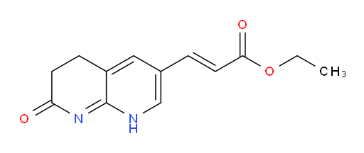 (E)-ethyl 3-(7-oxo-1,5,6,7-tetrahydro-1,8-naphthyridin-3-yl)acrylate