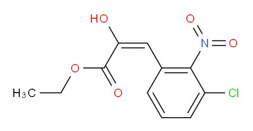 (E)-ethyl 3-(3-chloro-2-nitrophenyl)-2-hydroxyacrylate