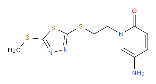5-amino-1-(2-((5-(methylthio)-1,3,4-thiadiazol-2-yl)thio)ethyl)pyridin-2(1H)-one