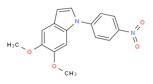 5,6-dimethoxy-1-(4-nitrophenyl)-1H-indole
