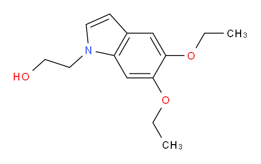 2-(5,6-diethoxy-1H-indol-1-yl)ethanol