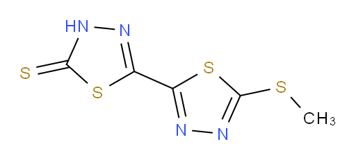 5'-(methylthio)-[2,2'-bi(1,3,4-thiadiazole)]-5(4H)-thione