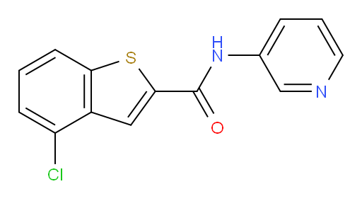 4-chloro-N-(pyridin-3-yl)benzo[b]thiophene-2-carboxamide