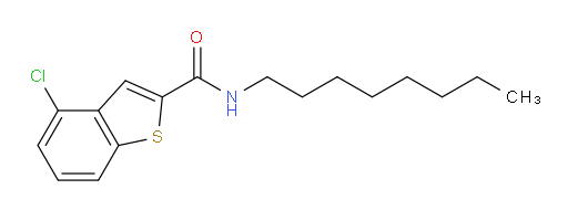 4-chloro-N-octylbenzo[b]thiophene-2-carboxamide