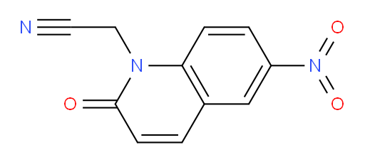 2-(6-nitro-2-oxoquinolin-1(2H)-yl)acetonitrile