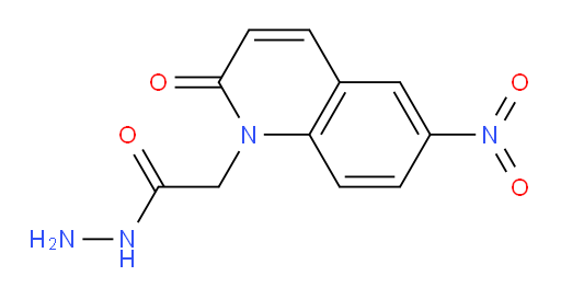 2-(6-nitro-2-oxoquinolin-1(2H)-yl)acetohydrazide