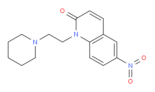 6-nitro-1-(2-(piperidin-1-yl)ethyl)quinolin-2(1H)-one
