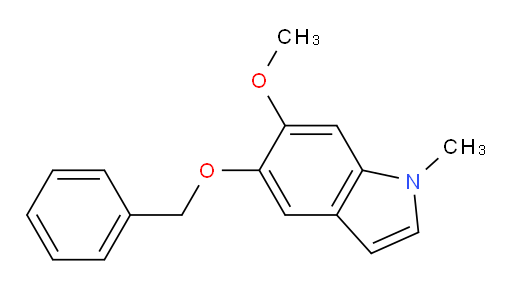 5-(benzyloxy)-6-methoxy-1-methyl-1H-indole