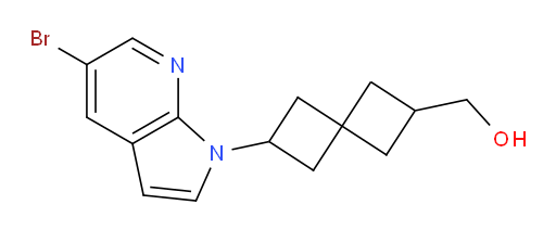(6-(5-bromo-1H-pyrrolo[2,3-b]pyridin-1-yl)spiro[3.3]heptan-2-yl)methanol