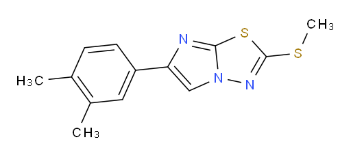 6-(3,4-dimethylphenyl)-2-(methylthio)imidazo[2,1-b][1,3,4]thiadiazole