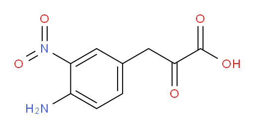 3-(4-amino-3-nitrophenyl)-2-oxopropanoic acid