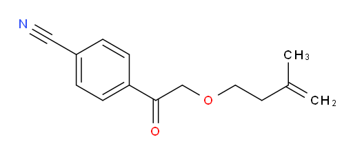 4-(2-((3-methylbut-3-en-1-yl)oxy)acetyl)benzonitrile