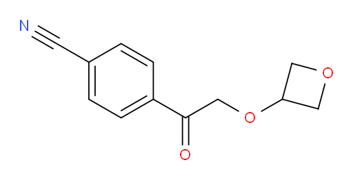 4-(2-(oxetan-3-yloxy)acetyl)benzonitrile