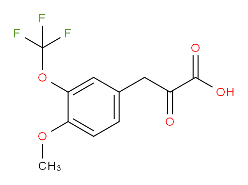 3-(4-methoxy-3-(trifluoromethoxy)phenyl)-2-oxopropanoic acid
