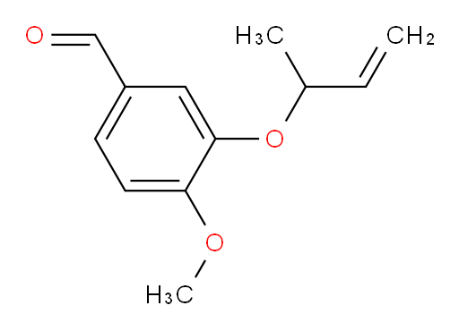 3-(but-3-en-2-yloxy)-4-methoxybenzaldehyde