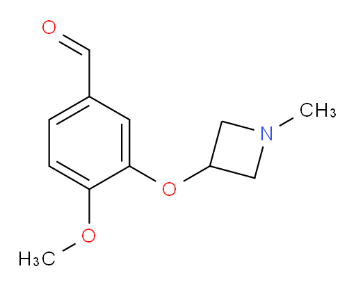 4-methoxy-3-((1-methylazetidin-3-yl)oxy)benzaldehyde