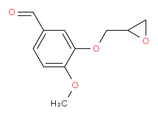 4-methoxy-3-(oxiran-2-ylmethoxy)benzaldehyde