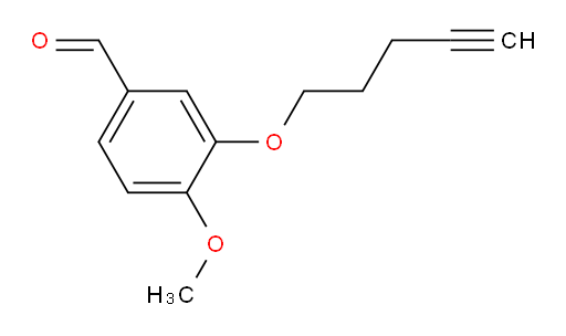 4-methoxy-3-(pent-4-yn-1-yloxy)benzaldehyde