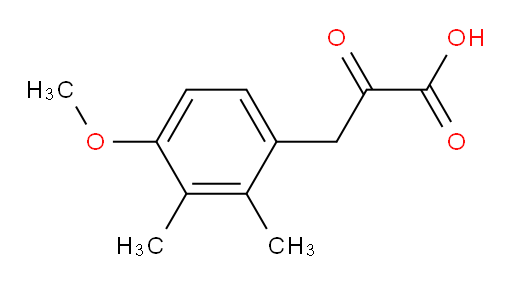 3-(4-methoxy-2,3-dimethylphenyl)-2-oxopropanoic acid