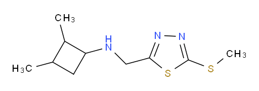 2,3-dimethyl-N-((5-(methylthio)-1,3,4-thiadiazol-2-yl)methyl)cyclobutanamine
