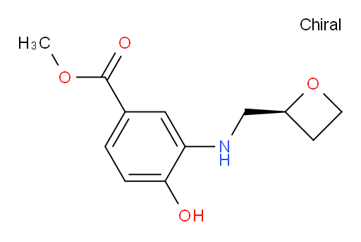 (S)-methyl 4-hydroxy-3-((oxetan-2-ylmethyl)amino)benzoate