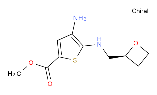(S)-methyl 4-amino-5-((oxetan-2-ylmethyl)amino)thiophene-2-carboxylate