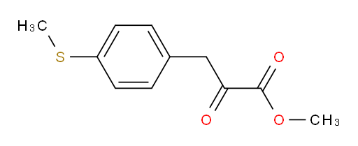methyl 3-(4-(methylthio)phenyl)-2-oxopropanoate